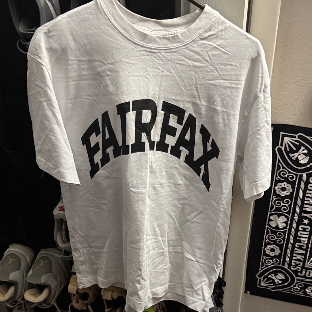 H&M White Fairfax Graphic T-Shirt. Men’s S. Loose fit tee. Never worn.